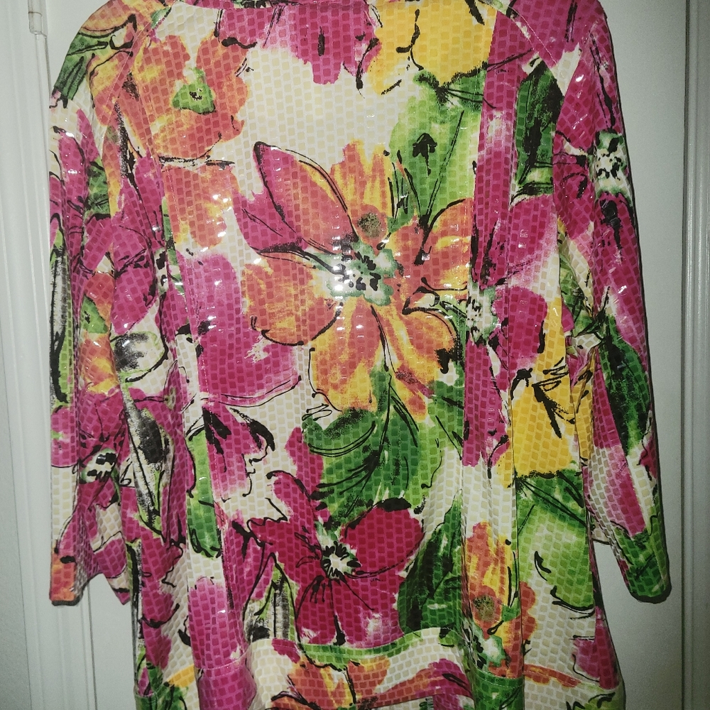 Floral Sequin Jacket - image 2
